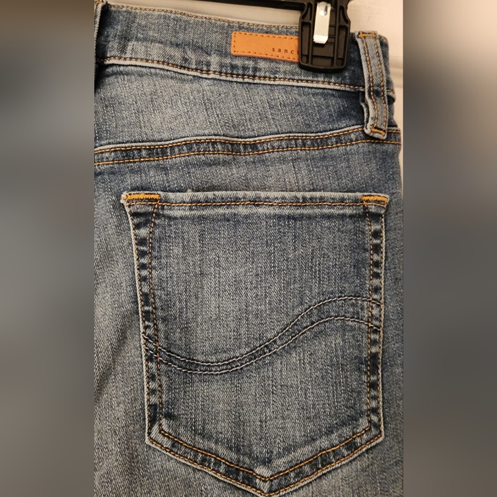 Sanctuary Exposed Fly High Rise Denim Shorts In San Jacinto Wash Size 27 - Picture 9 of 11